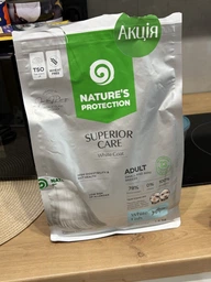 Сухий беззерновий корм Nature's Protection Adult Small and Mini Breeds для дорослих собак малих порід з білим забарвленням шерсті 1,5 кг фото від покупців 1