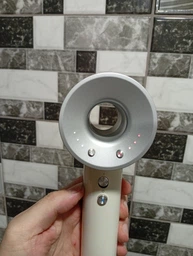 Фен для волосся професійний Super Hair Dryer 5в1 з тримачем білий + сірий фото від покупців 13