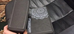Йога блок EasyFit Props чорний Mandala (цегла-кубик-пропс для йоги, фітнесу та стретчингу) WLSYBM-BK