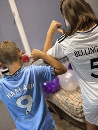 Дитяча футбольна форма Haaland №9 Manchester City 2024-2025, розмір 22 (зріст 125–130 см), біло-блакитна