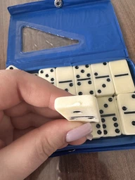Домино классическое настольная игра для детей взрослых в чехле Newt Domino NE-DM-202BK фото от покупателей 1