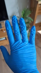 Рукавички оглядові нітрилові без пудри нестерильні MP MedPlast розмір М 100штук/упаковка фото от покупателей 2