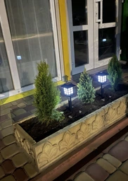 Сонячні садові LED ліхтарі “Будиночки” 6 шт Gardlov 25421 — вуличні світильники на сонячній батареї для саду та двору
