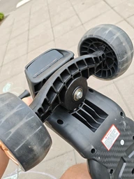 Детский трехколесный самокат Maraton Lambo,свет,музыка Black фото от покупателей 4