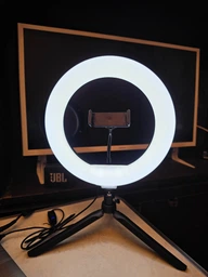 Кільцева лампа Ring Fill LED 26см на штативі (USB, LED 5 В, диммер 3 режими, селфі кільце, тринога, нічник) фото від покупців 1