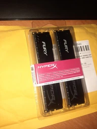 Оперативна пам'ять HyperX DDR3-1600 16384MB PC3-12800 (Kit of 2x8192) FURY Black (HX316C10FBK2/16)