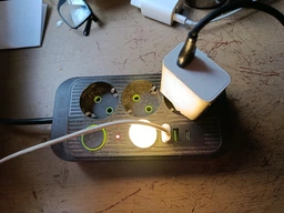 Сетевой фильтр (удлинитель ) Power - Socket F09U 3 розетки 4USB + Type-C 2метра Черный