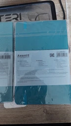 Книга записна Partner 125*195мм 96 арк. клітинка на гумці Axent 8201-63 лазурна 12шт/уп фото від покупців 1