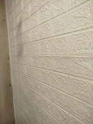 3D панель самоклеящаяся StickerWall под кирпич 770х700х3 мм пудровая