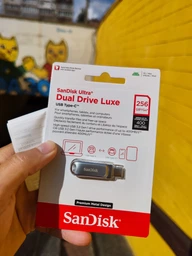 Флеш пам'ять USB SANDISK Ultra Dual Drive Luxe 256GB USB Type-C Silver (SDDDC4-256G-G46)