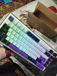 Клавіатура HATOR Hellyberry HK75 wireless White-Violet (HK75_wireless)