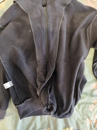 Толстовка на молнии мужская Ray Premium Loose U0409M L Темно-серая (RAY2000000042152) фото от покупателей 1