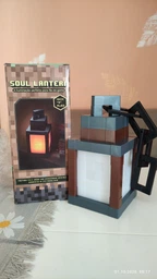 Нічник Onvyx Minecraft Ліхтар з ланцюгом - 16 кольорів, пульт ДК, акумулятор USB