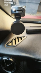 Магнітний автомобільний тримач для телефона з вакуумним кріпленням і поворотом 360 градусів K007 Білий фото від покупців 1