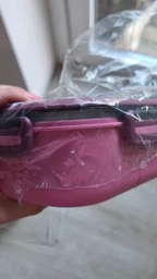 Ланчбокс з розділювачем Kite Бордовий 1200 мл (K23-184-3) фото від покупців 1