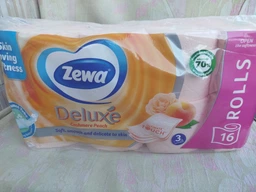 Туалетний папір Zewa Deluxe Персик 3 шари 19.3 метра 8 рулонів (7322541171791)