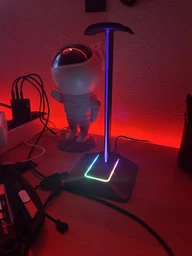 Подставка для игровых наушников New Bee Z8 с RGB-подсветкой (Black) фото от покупателей 5