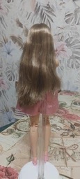 Лялька Барбі колекційна Пишна з довгим каштановим волоссям Barbie Signature Looks Modern Y2K Fashion, Curvy Long Brown Hair #24 (HRM16)