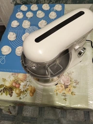 Планетарний міксер RZTK Stand Mixer 1500 4.5 л Milk White фото від покупців 1