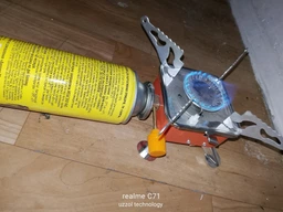 Примус портативна газова пальник з цанговим кріпленням