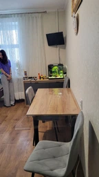 Стол Лофт с металлическими ножками 1200х680х730мм Дуб Крафт Золотой с регулировкой фото от покупателей 6
