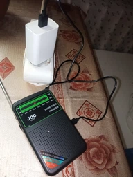 Полнодиапазонный карманный радиоприемник SW FM AM Радио с аккумулятором Black