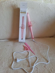 Автоматична плойка для локонів Hair Curler, електричний стайлер для завивки волосся з автоматичним обертанням, 4 температурні режими (150°, 170°, 190°, 210°), стайлер для створення локонів, рожевий, LY-884-Pink фото від покупців 3