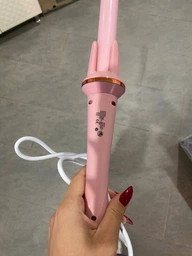 Автоматична плойка для локонів Hair Curler, електричний стайлер для завивки волосся з автоматичним обертанням, 4 температурні режими (150°, 170°, 190°, 210°), стайлер для створення локонів, рожевий, LY-884-Pink фото від покупців 2