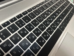 Наліпка на клавіатуру універсальні вінілові Best Key mini PRO матова прозора БІЛА, 70 кл.
