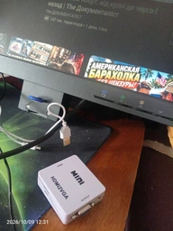 Конвертер з HDMI - VGA, зі звуком та зовнішнім живленням, 1080Р (086i)