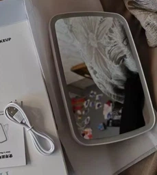 Дзеркало для макіяжу Xiaomi Jordan Judy NV026 White з LED-підсвіткою (6971418388353) фото від покупців 2