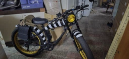 Велосипед електричний потужний електро фетбайк велосипед для дорослих fatbike електровелосипед з рамою на акумуляторі з дисплеєм фарою широкими колесами гірський чоловічий для міста села бездоріжжя Shimano 1000W 48v 13Ah New Speed Жовто-чорний 66110 фото від покупців 2