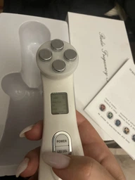 Мікрострумовий масажер для обличчя та шиї RF & EMS Beaty Instrument з мікротоками 9 режимів ліфтинг LPG та тонус шкіри для омолодження з мікрострумами електричний акумуляторний