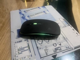 Мышка беспроводная бесшумная компьютерная Art Planet Mouse Pro 3 Slim для макбука ПК и ноутбука аккумуляторная безпроводная 2в1 Bluetooth и USB 2.4ГГц плоская Slim с RGB подсветкой к мак компьютеру игровая 400мАг фото от покупателей 3