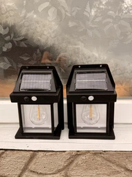 LED фонарь на солнечной батарее с датчиком движения уличный настенный фонарик светильник для сада двора фасада автономный аккумуляторный 1 шт фото от покупателей 1