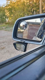 Додаткові бокові дзеркала подвійного огляду 360° від сліпих зон (Подвійне сферичне дзеркало мертвих зон) Чорний, комплект 2 шт