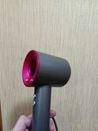 Super Hair Dryer Рожевий фен з 1 насадкою концентратор та синій кейс у комплекті