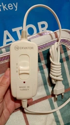 Електричне простирадло односпальне Electric Blanket (80х160 см) | Щільність 500 г/м², арт.1057 фото от покупателей 3