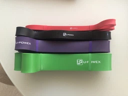 Резиновые петли для фитнеса U-Powex Набор из 4 петель + чехол фото от покупателей 3