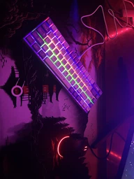 Механическая клавиатура Ajazz Ak680 Purple свечи с Hot-Swap фото от покупателей 2