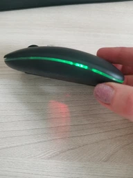Мышь беспроводная мышка бесшумная двухрежимная bluetooth usb 2.4g оптическая для макбука ПК ноутбука мак компьютера и планшета аккумуляторная 2в1 с rgb подсветкой и индикатором уровня заряда черная сенсорная точная эргономичная 3 режима dpi