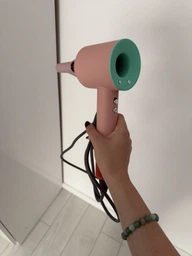 Фен для волосся Super Hair Dryer 1600 W турбо режим іонізація для швидкого сушіння укладання об’єм гладкість дорожній для дому