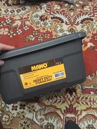 Ящик с крышкой Mano 12 литров 391 х 298 х 176 мм NB-12 Черный (RM-NB-12) фото от покупателей 4