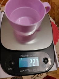 Ваги кухонні електронні цифрові з таймером 5 кг точність 0.1 г для кухні кави з РК дисплеєм підсвіткою функцією тари компактні фото від покупців 5