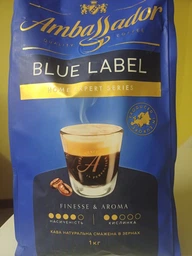 Кофе в зернах Ambassador Blue Label 1 кг