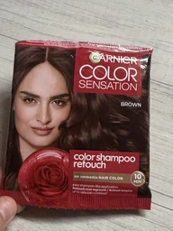 Крем-фарба для волосся Garnier Color Sensation Shampoo Retouch 2.0 Soft Black 20 мл (3600542620383) фото від покупців 2