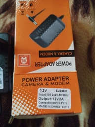 Сетевой адаптер ac dc 12v 2a 5.5x2.1 мм JoyPro Adapter блок питания для ибп юпс бесперебойника камеры роутера и устройств с питанием дс 12в от розетки 220v евровилка двойная изоляция черный фото от покупателей 1