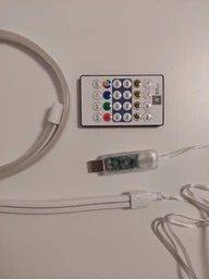 Гибкая неоновая LED-лента LONGITUD 10 м RGB с управлением через смартфон, USB Bluetooth, IP68, пульт дистанционного управления фото от покупателей 7