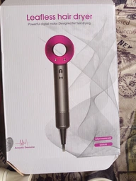 Фен Super Hair Dryer макарон 1 насадка: швидке сушіння + кейс фото від покупців 9
