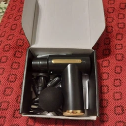 Ручний масажер перкусійний Mini Massager Gun із вбудованим екраном, акумуляторний, портативний